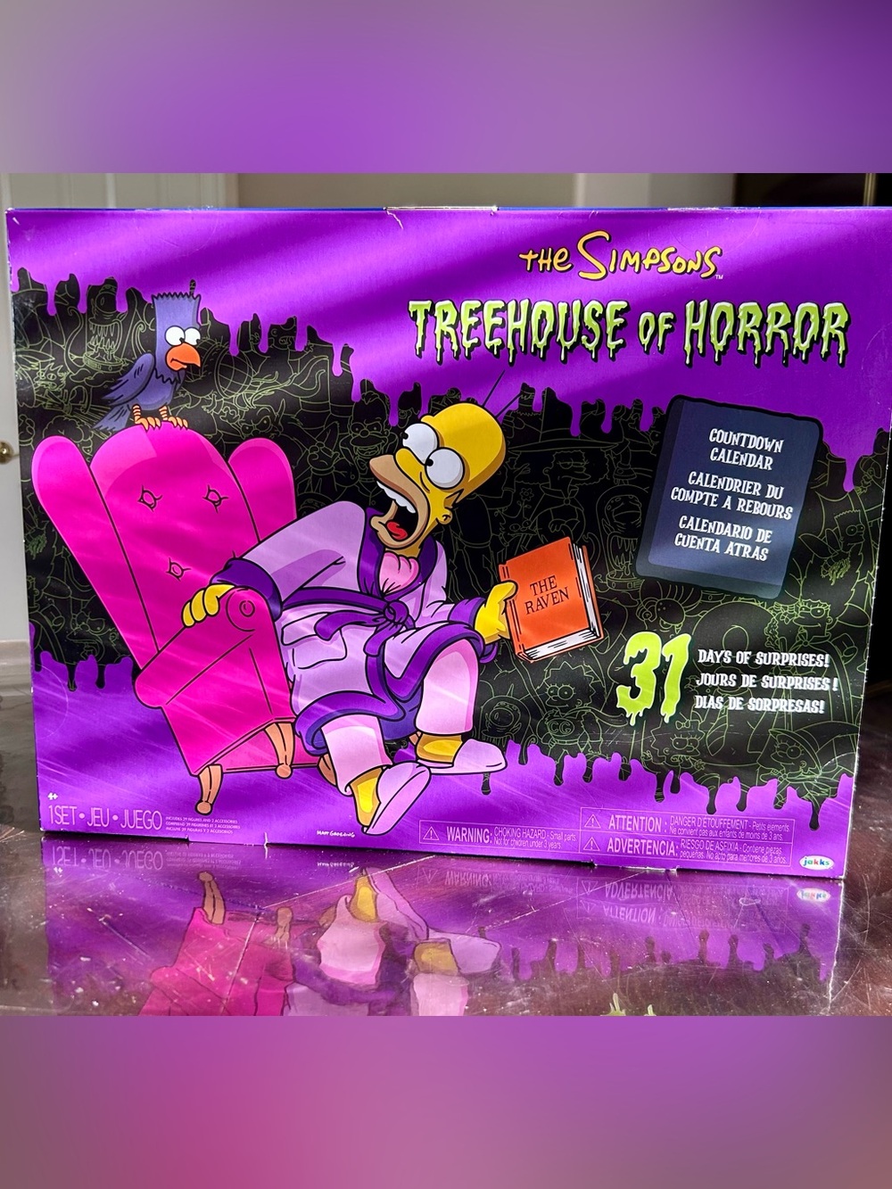 The Simpsons Treehouse of Horror Halloween Countdown Calendar